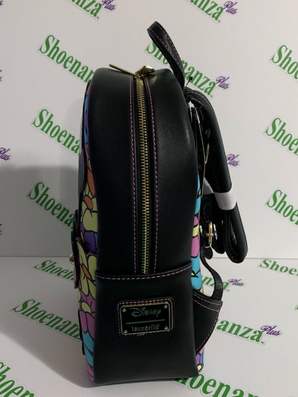 Loungefly Mini Backpack Disney Bambi Flower Figural Skunk Faux Leather Bag - Picture 5 of 12
